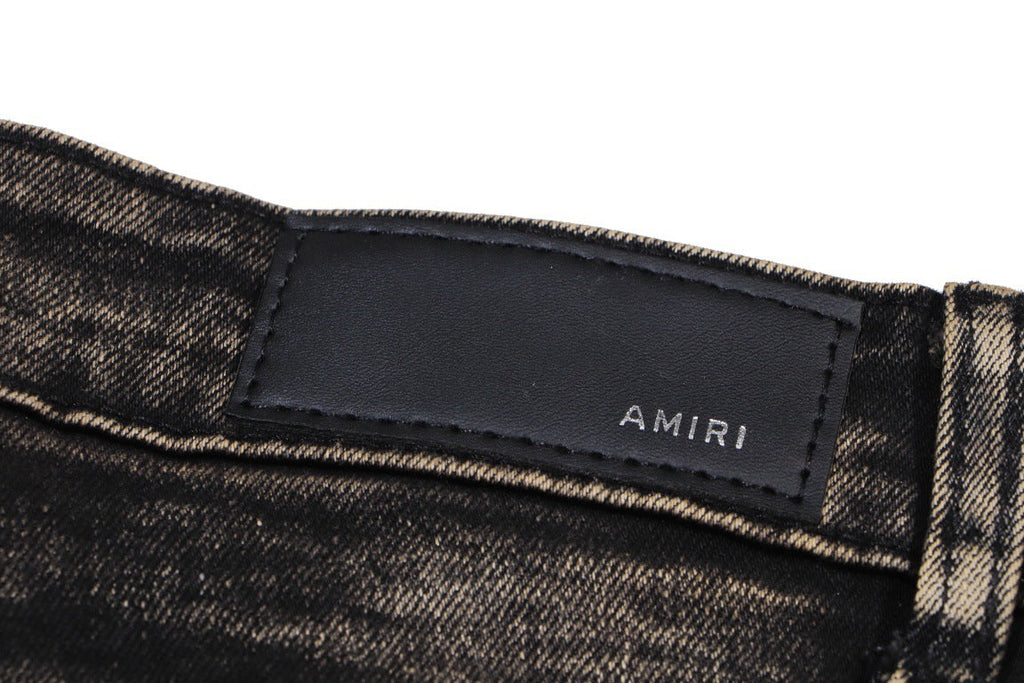 AMIRI Slim Jeans #H502 – Distressed Cotton Denim