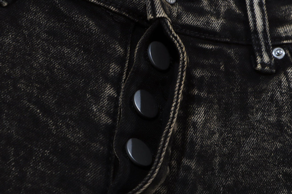 AMIRI Slim Jeans #H502 – Distressed Cotton Denim