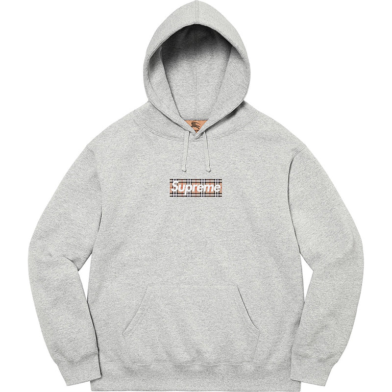 Supreme x Burberry SS22 Box Logo Hoodie