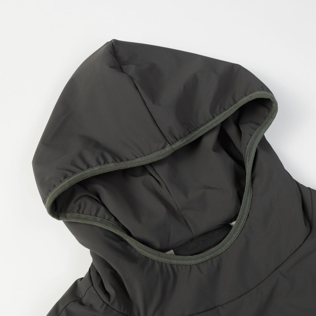 Fear Of God Essentials Nylon-Paneled Fleece Hoodie – Black-Grey / Black-Olive