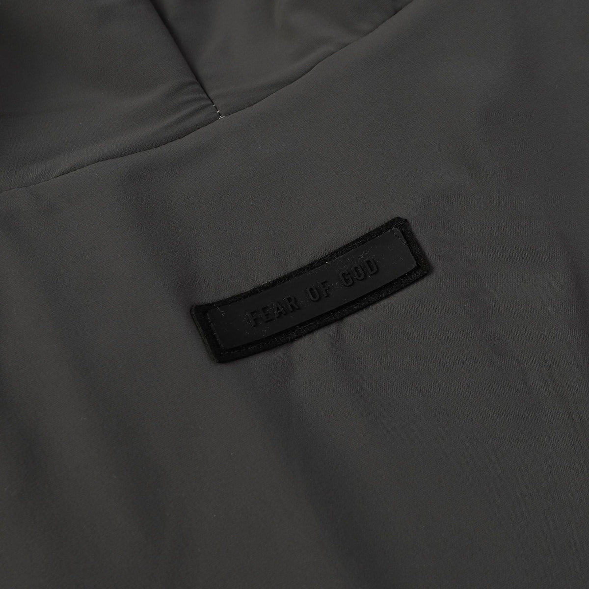 Fear Of God Essentials Nylon-Paneled Fleece Hoodie – Black-Grey / Black-Olive