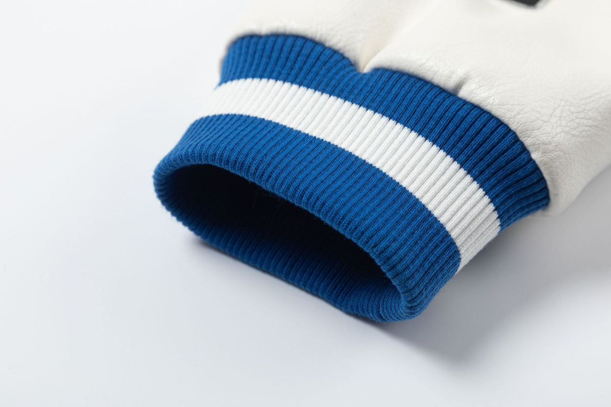OFF WHITE Royal Varsity Jacket – Blue Edition