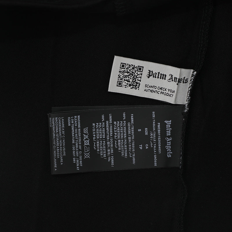 Palm Angels College L.A. Varsity Back Print Drop-Shoulder T-Shirt