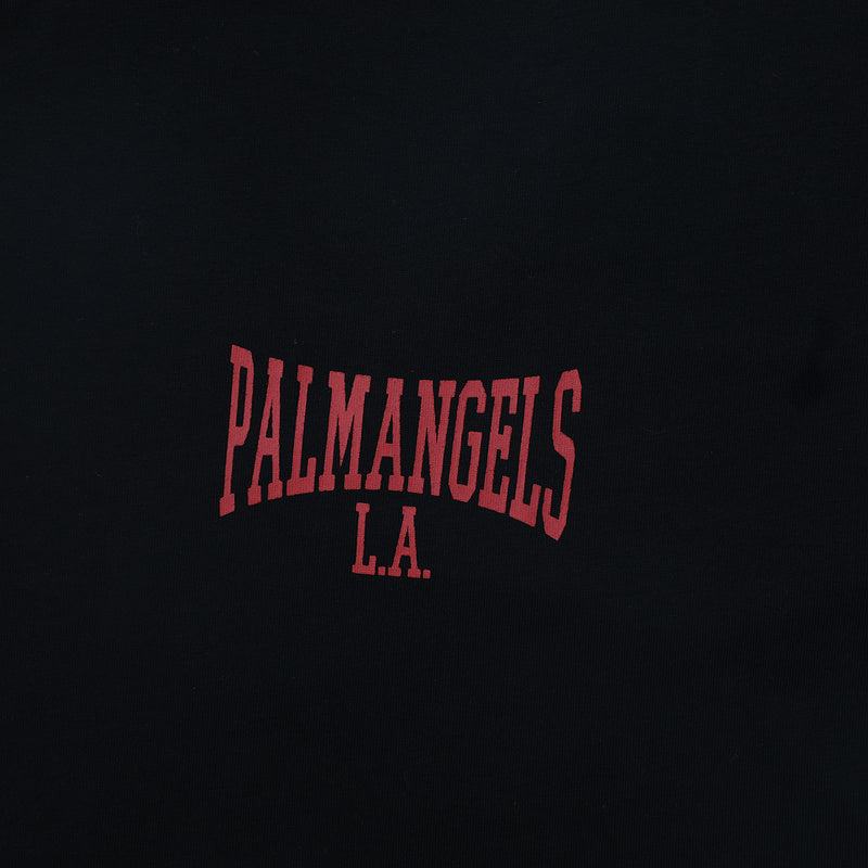 Palm Angels College L.A. Varsity Back Print Drop-Shoulder T-Shirt
