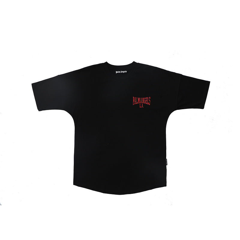 Palm Angels College L.A. Varsity Back Print Drop-Shoulder T-Shirt