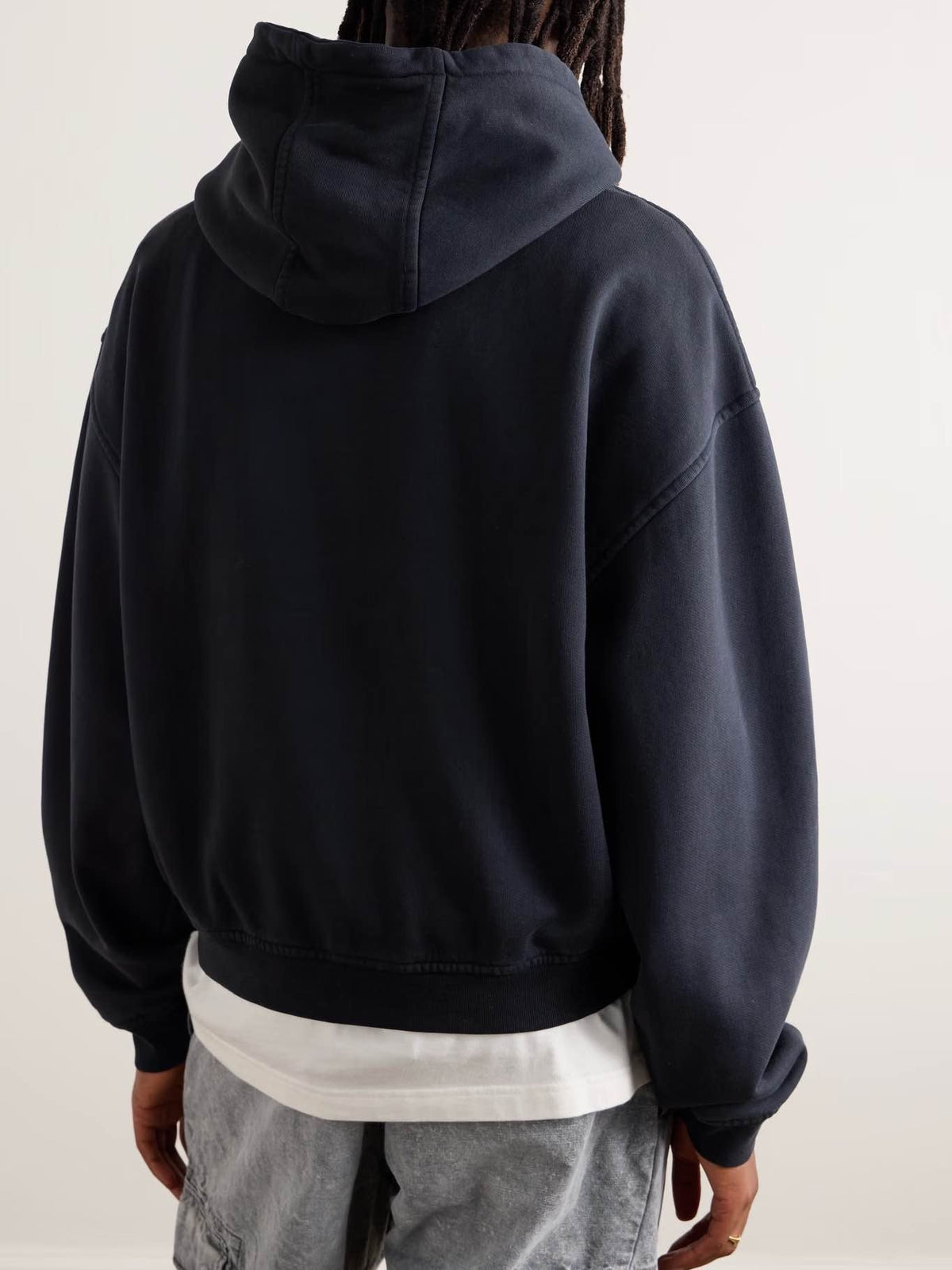 RHUDE St. Tropez Crest Logo Hoodie – Black