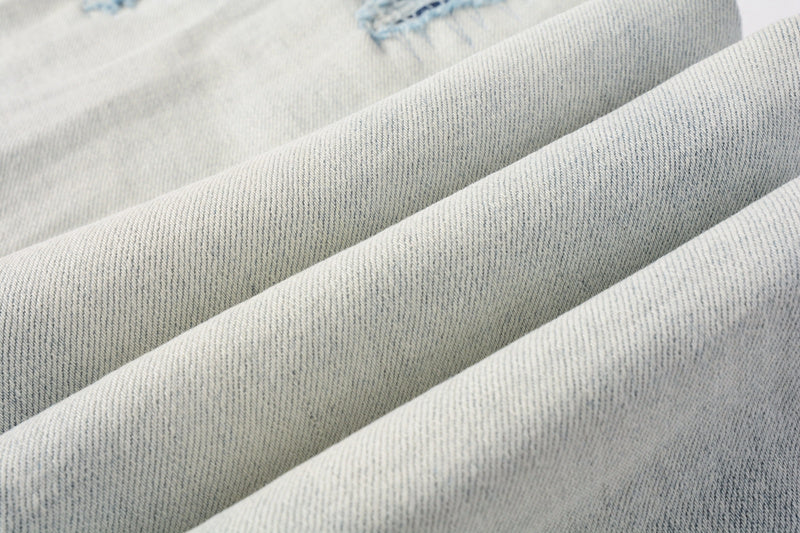 AMIRI Slim Fit Distressed Jeans – Full Length Denim