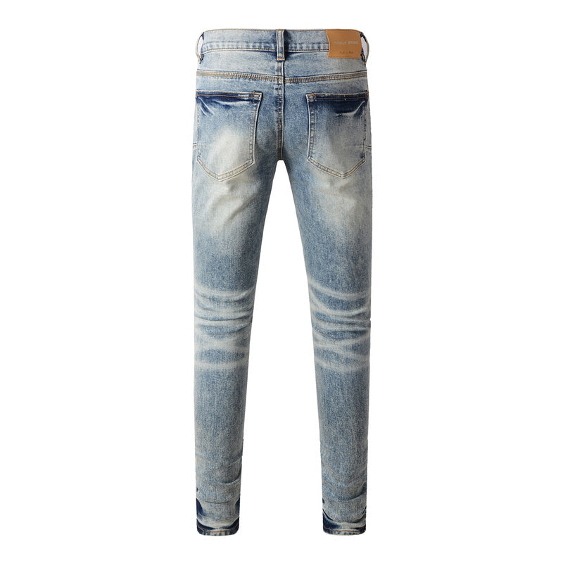 Purple Brand Skinny Jeans #9095 – Scratched Denim