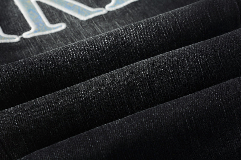AMIRI Slim Fit Distressed Jeans – Full Length Denim