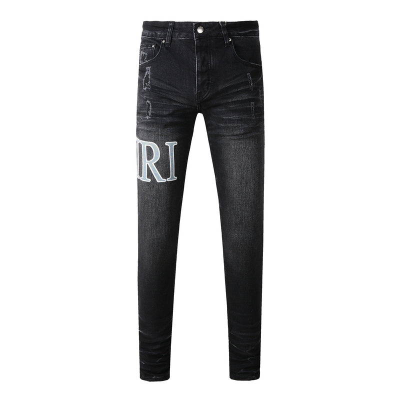 AMIRI Slim Fit Distressed Jeans – Full Length Denim