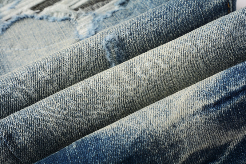AMIRI Slim Fit Distressed Jeans – Full Length Denim