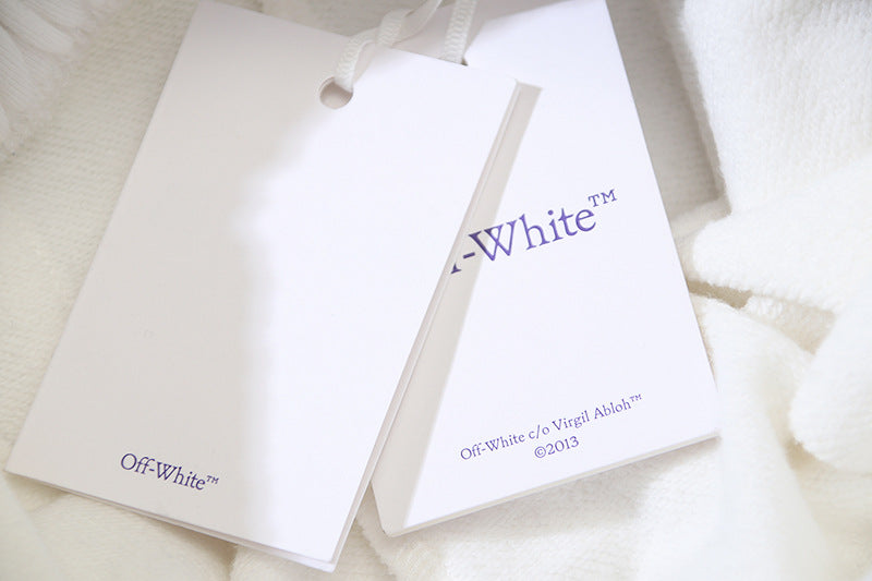 OFF-WHITE "Blurrid Lines" Multicolor Arrow Patch Pocket Shorts