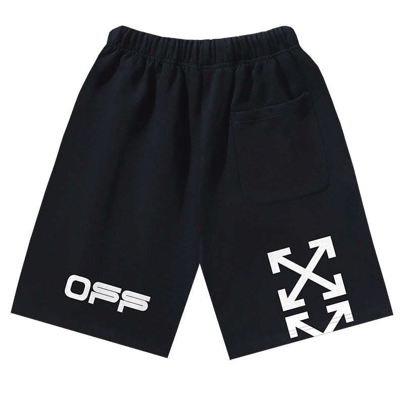 OFF-WHITE SS20 "3D Hand" Mens Collection Graphic Sweatshorts