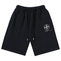 OFF-WHITE "Circle OFF" Badge Logo Cotton Sweatshorts