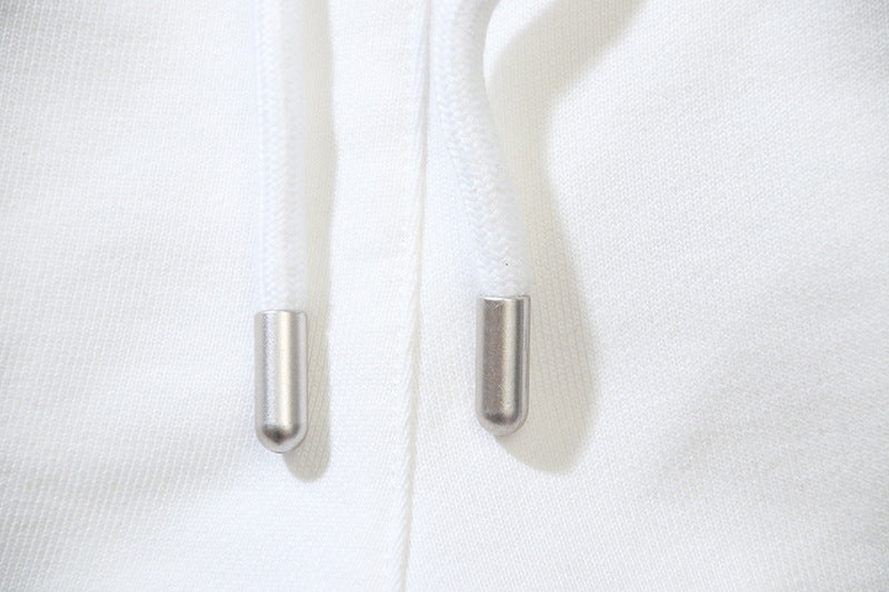 OFF-WHITE "Circle OFF" Badge Logo Cotton Sweatshorts