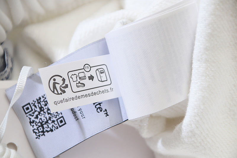 OFF-WHITE "Circle OFF" Badge Logo Cotton Sweatshorts
