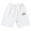 OFF-WHITE "Tape Circle" Deconstructed Logo Cotton Sweatshorts