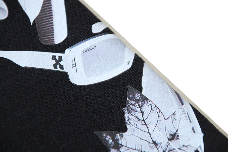 Off-White Logo-Print Cotton Crewneck Sweatshirt