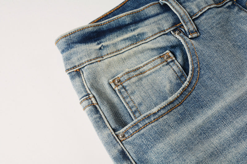 AMIRI Slim Fit Distressed Jeans – Full Length Denim