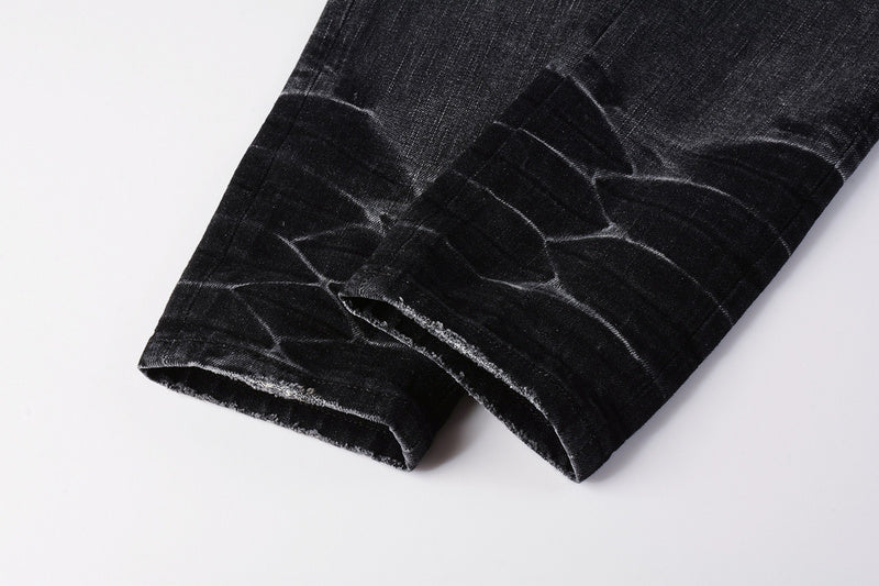 AMIRI Slim Fit Distressed Jeans – Full Length Denim