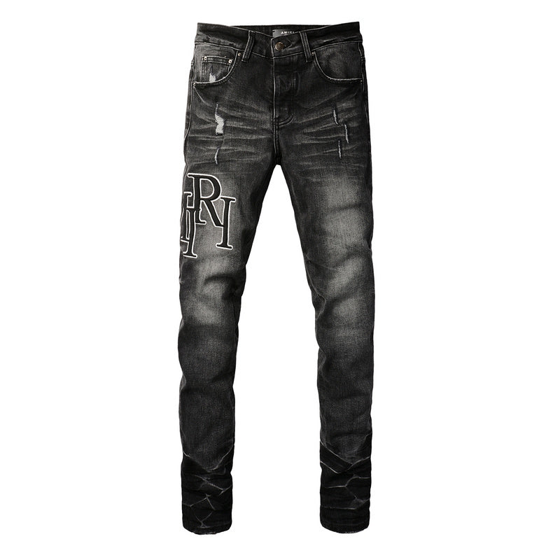 AMIRI Slim Fit Distressed Jeans – Full Length Denim