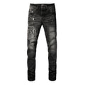 AMIRI Slim Fit Distressed Jeans – Full Length Denim