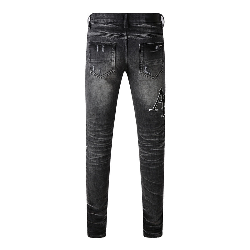 AMIRI Slim Fit Distressed Jeans – Full Length Denim