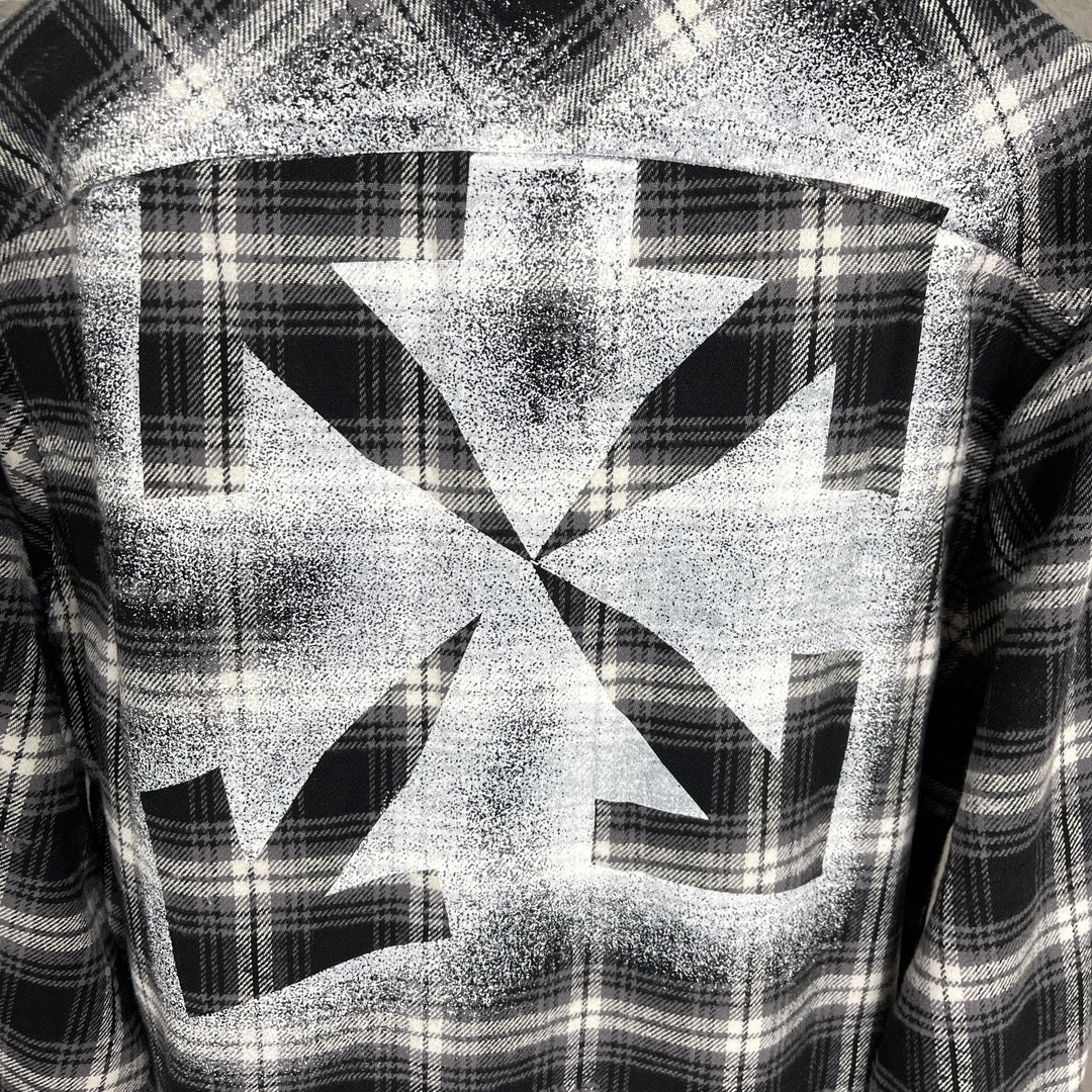 Off-White Arrows Stencil Flannel Shirt
