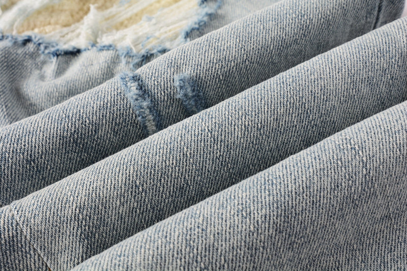 AMIRI Slim Fit Distressed Jeans – Full Length Denim