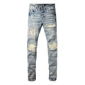 AMIRI Slim Fit Distressed Jeans – Full Length Denim