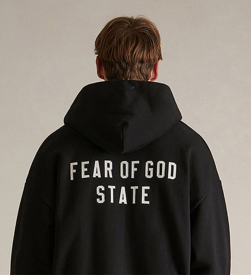 Fear Of God STATE Full-Zip Hoodie – Black