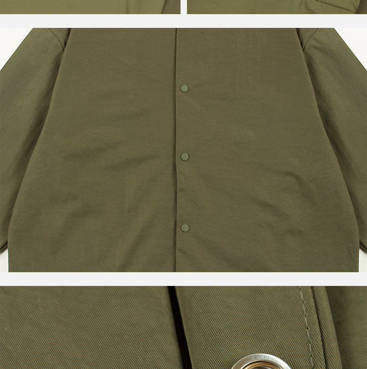 Fear Of God Essentials Arch Logo Hooded Jacket – Military Olive