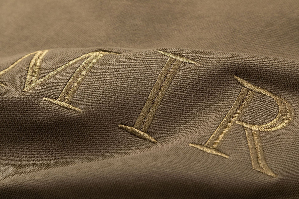 AMIRI Logo Print Cotton Hoodie