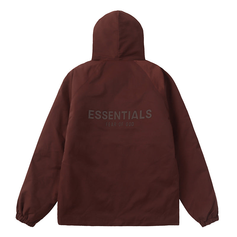 Fear Of God Essentials Padded Hooded Jacket – Yellow / Purple