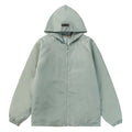 Fear Of God Essentials Padded Hooded Jacket – Light Blue / Grey