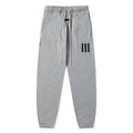 Fear Of God Essentials III Triple Bar Logo Sweatpants – Grey / White Grey