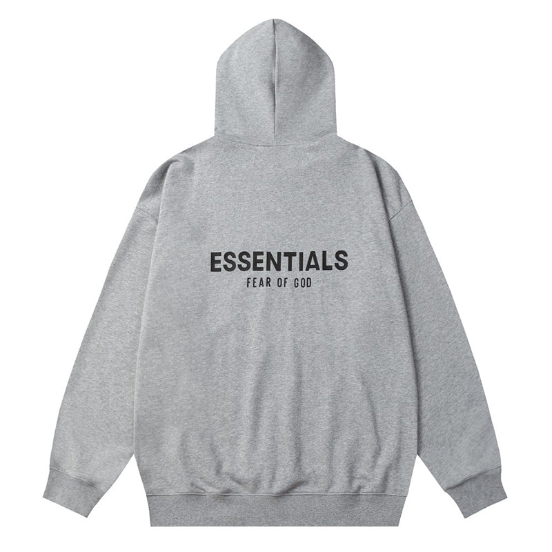 Fear Of God Essentials Hoodie – Grey / White Grey