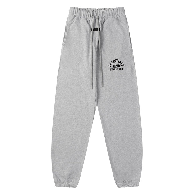 Fear Of God Essentials 1977 Collegiate Sweatpants – Black / Grey