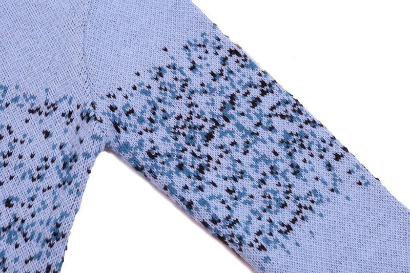 AMIRI PREEMO Logo Knitted Sweater – Blue