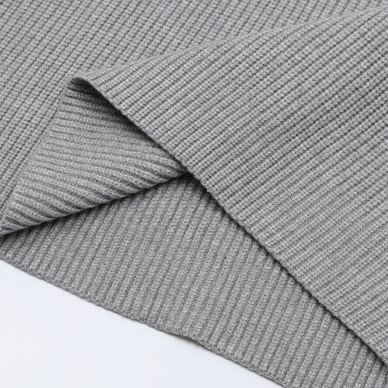 Fear Of God Knitted Sweater Hoodie – Grey / Apricot