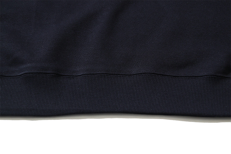 Off-White Logo Cotton Crewneck Sweatshirt — White & Black