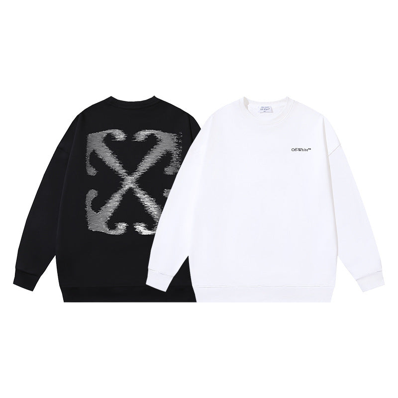 Off-White Logo Cotton Crewneck Sweatshirt — Essential Edition