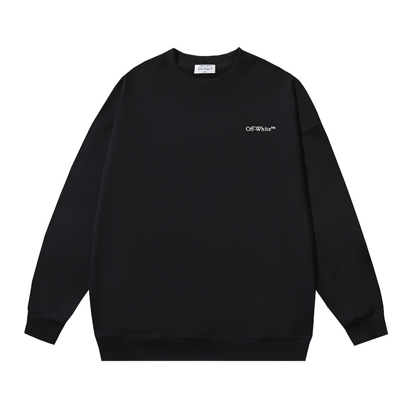 Off-White Logo Cotton Crewneck Sweatshirt — Essential Edition
