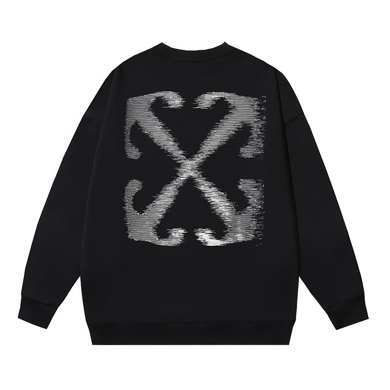 Off-White Logo Cotton Crewneck Sweatshirt — Essential Edition
