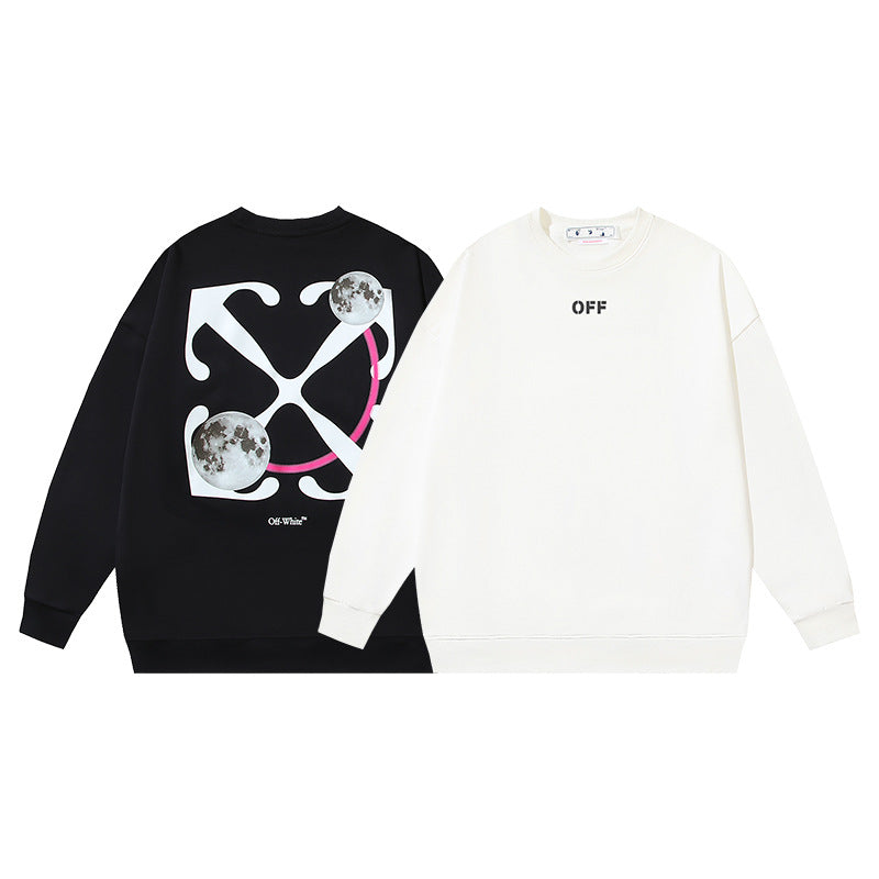 Off-White Logo Cotton Crewneck Sweatshirt — Everyday