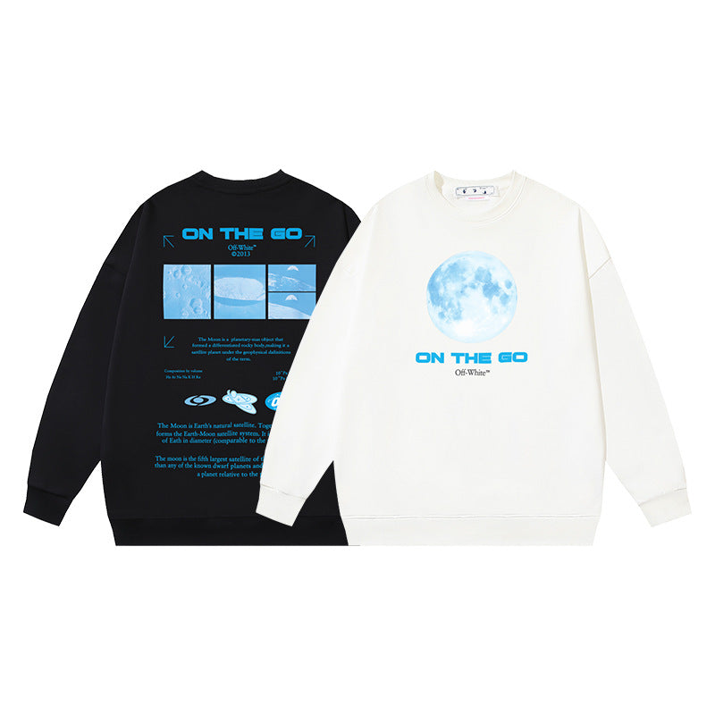 Off-White Logo Cotton Crewneck Sweatshirt — Layering Edition