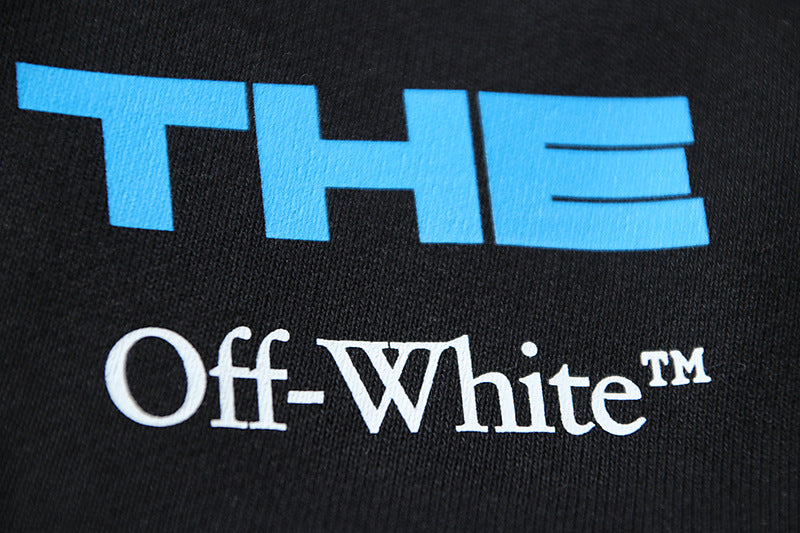 Off-White Logo Cotton Crewneck Sweatshirt — Layering Edition