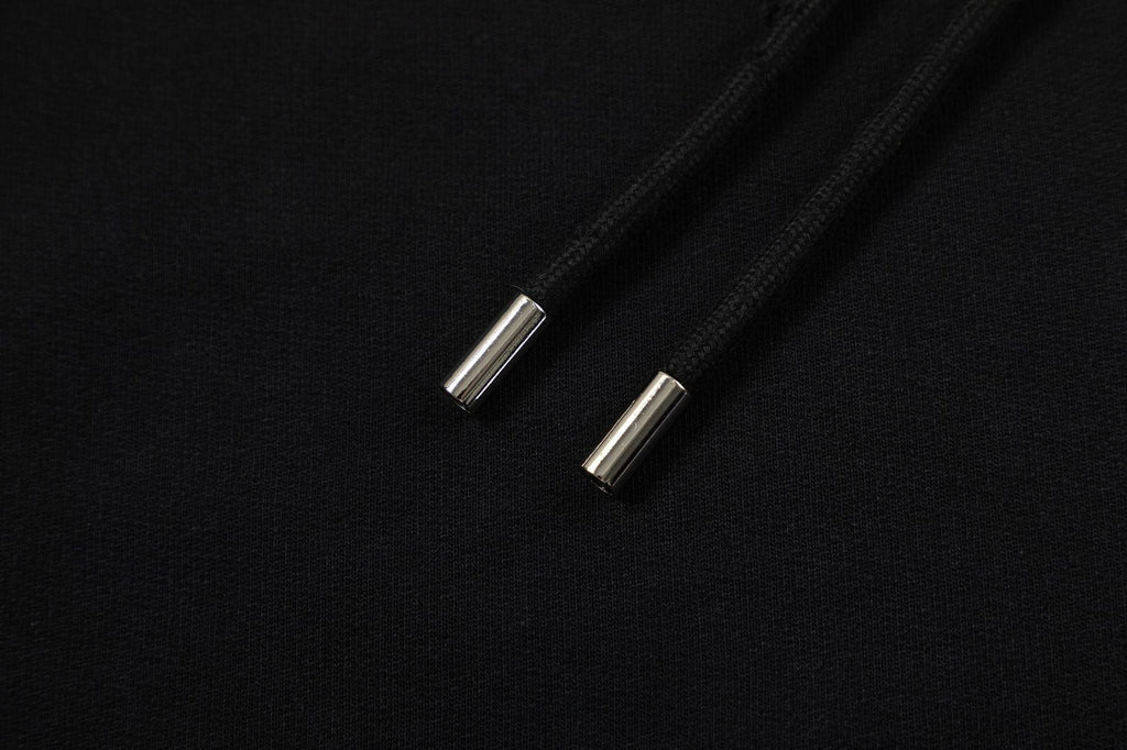 OFF-WHITE Logo Drawstring Hoodie (Black)