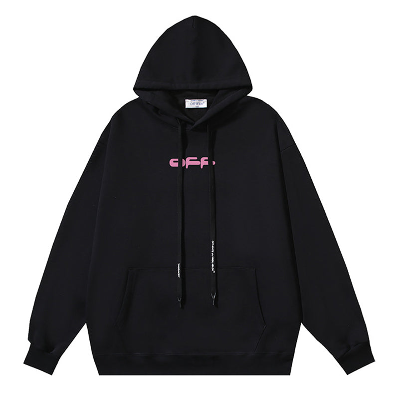 Off-White Dragon Graphic Drawstring Hoodie