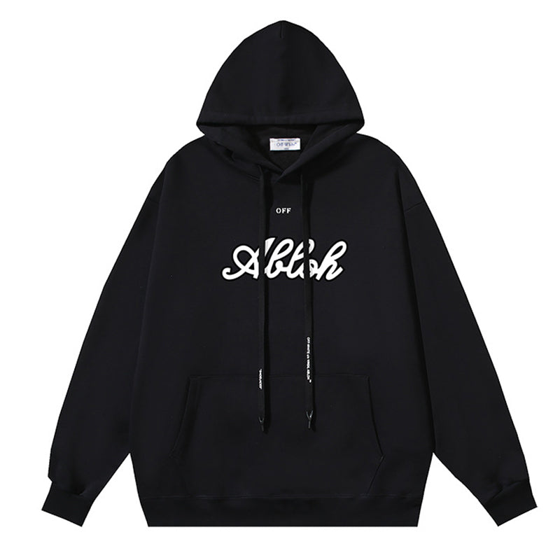 Off-White Logo Drawstring Hoodie